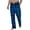 Buffalo Plaid-royal Blue, variant on Vulcanodon Mens Flannel Pajama Pants, Soft Plaid Sleep Fleece Lounge Bottoms with Pockets(Dark Blue- Plaid, XL)