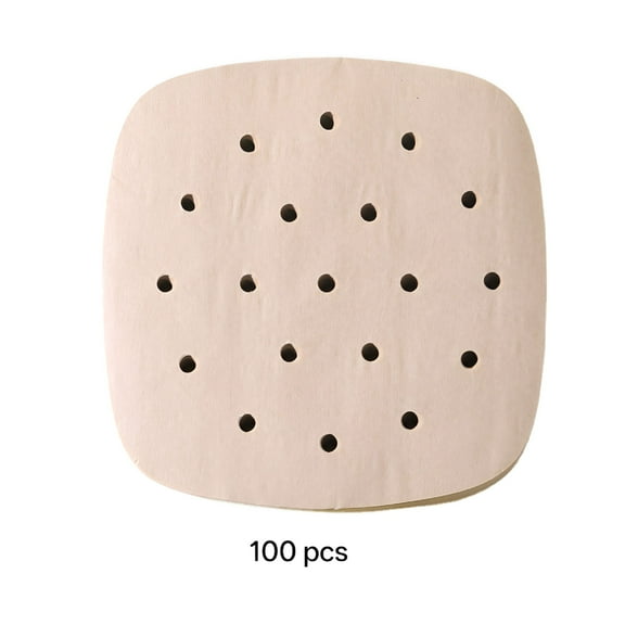 CCOCC Air Fryer Paper With Hole Paper Food Greaseproof Paper Baking Paper 100PCS Air Fryer Parchment Paper Egg Roll Wrappers