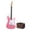 Rose Red, variant on H-S-S Pickup Electric Guitar Kit with 5W AMP Bag Guitar Strap Strings Rose Red