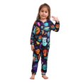 thumbnail image 3 of BULLPIANO Halloween Pajamas for Family Skeleton Pumpkin Printed Long Sleeve Jumpsuits Matching Family Pajama Couple Funny Matching Pjs, 3 of 9
