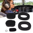 thumbnail image 3 of Aviation Headphone Ear Covers, Pilot Headset Ear Pads Silicone Replacement Protective Comfortable  For ASA, 3 of 8