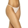 thumbnail image 2 of Felina Women's Blissful Basic G-String 3-Pack | Panty | Stretch (Sugar Baby, Small/Medium), 2 of 2