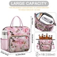 thumbnail image 4 of Pioneer Flower Floral Print Pattern Womens Lunch Box for Work,Insulated Large Lunch Bag for Tween and Teen,Loncheras Para Mujer,Leakproof Adult Lunch Bag for Work,Beach,Travel,Picnic,Camping, 4 of 6