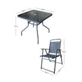 thumbnail image 2 of Comedor para Jardín Ilios Innova 4 Sillas y Mesa Color Gris, 2 of 9