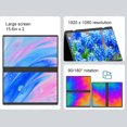 thumbnail image 3 of Dual Laptop Screen Extender, 15.6 Inch 1080P IPS LED Laptop Monitor Display, Portable Type C Folding Screen Extender for Phone PC Game Console, Plug and Play, 3 of 7