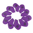 thumbnail image 2 of 10x Couvre-Chef en Cuir pour Fer de Golf, 4,5,6,7,8,9,A,P, Protection d'Accessoires, 2 of 8