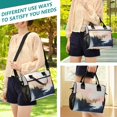 thumbnail image 5 of FORMRS Insulated Lunch Bag for Work School Unisex Large Capacity Cooler with Shoulder Strap, Abstract Landscape, 5 of 6