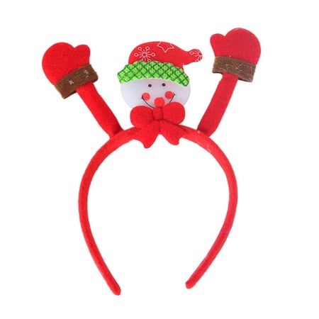 

Christmas Headband Christmas Party Show Dress Up Snowman Headband Gray J