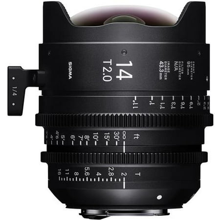 Sigma 14mm T2 FF High Speed Prime Cine Lens, Imperial, Canon EF