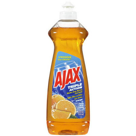 Ajax Triple Action Orange Dish Liquid/Hand Soap, 14 fl oz ...