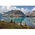 thumbnail image 2 of Larry Malvin 32x23 White Modern Wood Framed Wall Art Titled - Bow Lake, 2 of 5