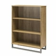 thumbnail image 4 of Ameriwood Home Lynnfield 3 Shelf Bookcase, Distressed Gray Oak, 4 of 9