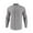 Gray, variant on Mens Sweatshirt Under $10 Men's Band Collar Button Down Shirts Long Sleeve Business Casual Dress Shirt