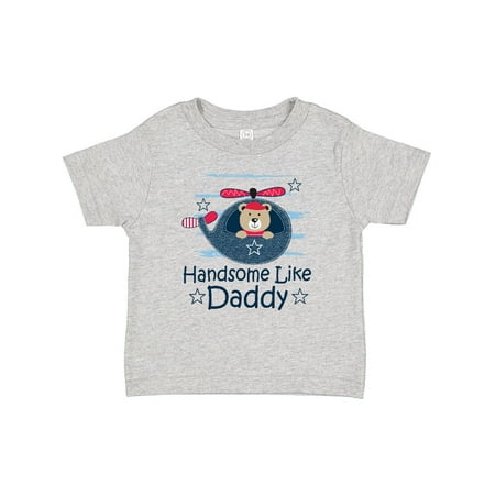 

Inktastic Handsome Like Daddy Outfit for Boy Gift Baby Boy T-Shirt