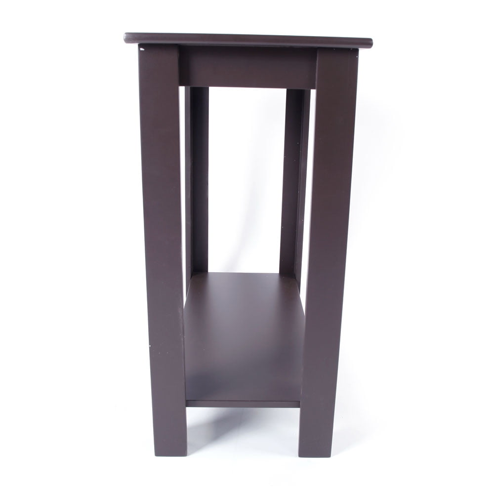 Kepooman Two-layer Bedside Cabinet, Multifunctional End Table, Coffee Table, Brown Kepooman Two-layer Bedside Cabinet, Multifunctional End Table, Coffee Table, Brown
