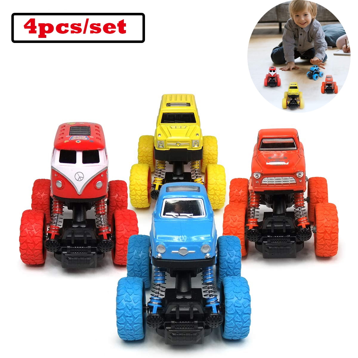 6Pcs/Set Toy Cars Gifts Pull Back and Go Vehicles for Baby Boys Children's Toy 