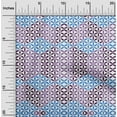 thumbnail image 2 of oneOone Cotton Flex Light Blue Fabric Geometrical Craft Projects Decor Fabric Printed By The Yard 40 Inch Wide, 2 of 4