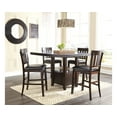 thumbnail image 3 of Signature Design by Ashley Casual Haddigan Counter Height Dining Extension Table  Dark Brown, 3 of 8