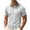 Gray, variant on Men's Waffle Knit Plaid-Trimmed Polo Shirt, Short Sleeve Button Collar Casual & Business Top