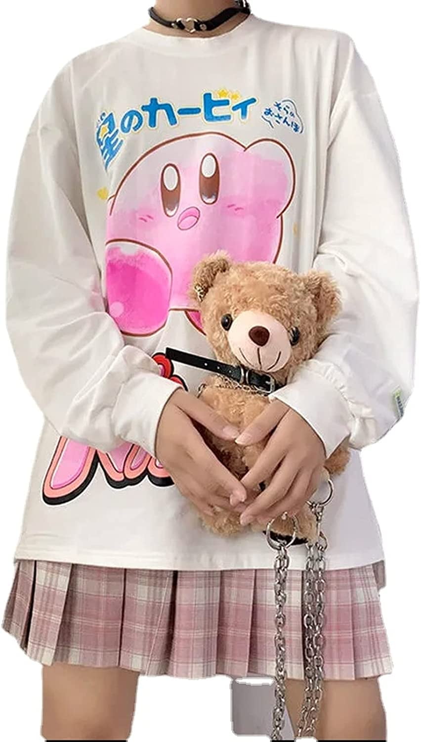 Kawaii Pink Anime Girl Tee - Kawaii Fashion Shop  Lindas roupas asiáticas  japonesas Harajuku fofas da moda Kawaii