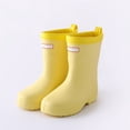 thumbnail image 5 of Elegyee Girls Rain Boots Unisex Solid Lightweight Soft Sole Non Outdoor Wear Rain Shoes, 5 of 5