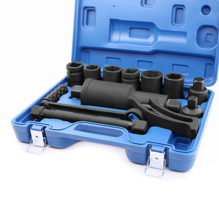 XtremepowerUS Torque Wrench Labor Saving Lug Nut Torque Multiplier w/ Cr-v Socket 8pc Socket Set +
