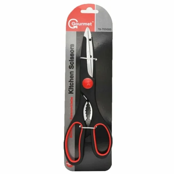 All Purpose Black Kitchen Shears 8.5 Inch New Household Scissors Comfort Grip Us