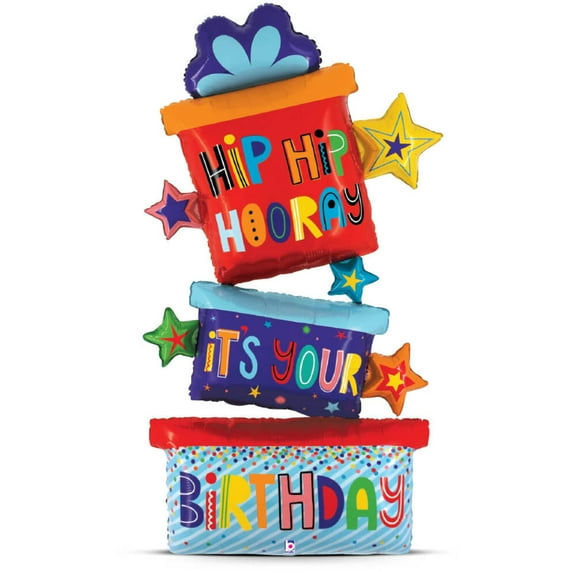 58 inch Special Delivery Birthday Gifts Betallic Foil Mylar Balloon - Party Supplies Decorations