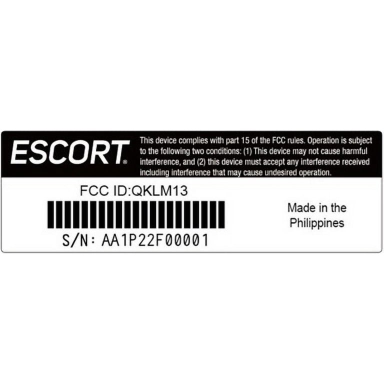 Escort MAX 360 MKII Bluetooth Radar Detector, 360° Awareness Escort MAX 360 MKII Bluetooth Radar Detector, 360° Awareness