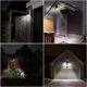 thumbnail image 3 of Lámpara de pared con energía solar, 15 luces LED, para exteriores, jardín, camino, paisaje, valla, patio, color blanco, 3 of 8