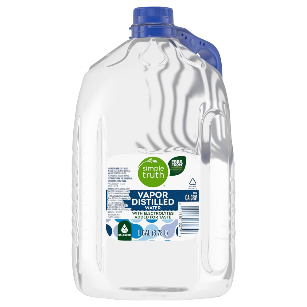Simple Truth Vapor Distilled Electrolyte Gallon Water 1 gallon - Pack of 2