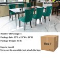 thumbnail image 4 of Velvet Upholstered Dining Chair/Kitchen & Dining Room Chairs, High-End Tufted Dining Chairs with Rubber Wood Legs and Nailhead Trim, Dining Chairs Set of 2 (Green), 4 of 13