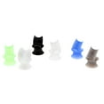 thumbnail image 6 of 6 Pairs of Ear Plug Acrylic Ear s Silicone Ear Tunnels Fashion Piercing 8mm, 6 of 9