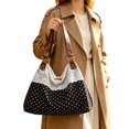 thumbnail image 4 of CSStudio Vintage Floral Lace Patchwork Shoulder Tote Soft Polyester Large Capacity Hobo Bag For Daily Travel Shopping, 4 of 8