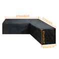 thumbnail image 2 of Outdoor Waterproof Rattan Corner Furniture Cover Garden Patio Sofa Protective, 2 of 8