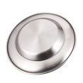 thumbnail image 2 of Shisuyan Stainless Salad Plate Silver 1Pcs 7.9In, 2 of 9