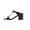 Black, variant on DeHolifer Sandals for Women Chunky High Heel Ankle Strap Slingback Square Open Toe Matte Leather Dress Pumps Shoes