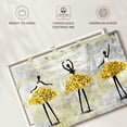 thumbnail image 6 of Elephant Stock Glitter Ballerinas Wall Art - Horizontal Canvas Wall Art - Lobby Wall Decor - Dance Canvas - Yellow And Black Decor - 12" x 8", 6 of 8