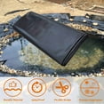 thumbnail image 3 of INTSUPERMAI 20'*10' Pond Liner Flexible Water Garden Fish Pond Skins Black HDPE, 3 of 8