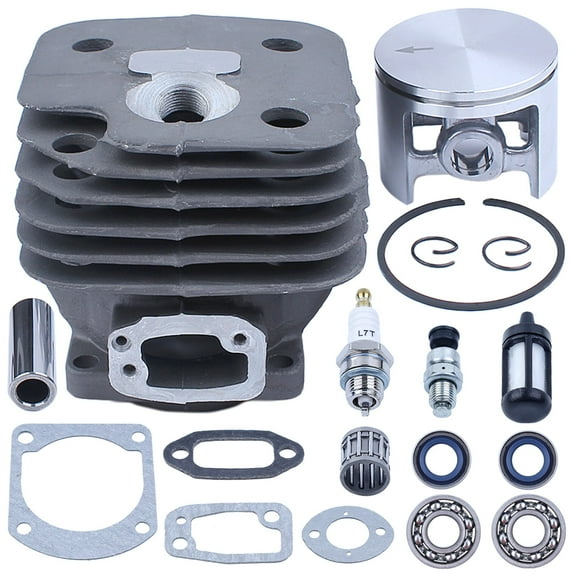 52mm Big Bore Cylinder Piston Kit For Husqvarna 162 266 266SE Chainsaw Nikasil