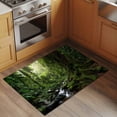 thumbnail image 2 of Green Forest Entryway Rug 2'x3'&nbsp; Non Slip Front Door Mats, Summer Botanical Watercolor Modern Art Entrance Rugs Indoor Outdoor Carpet, Washable Floor Mats Small Area Rug for Bedroom Kitchen, 2 of 8