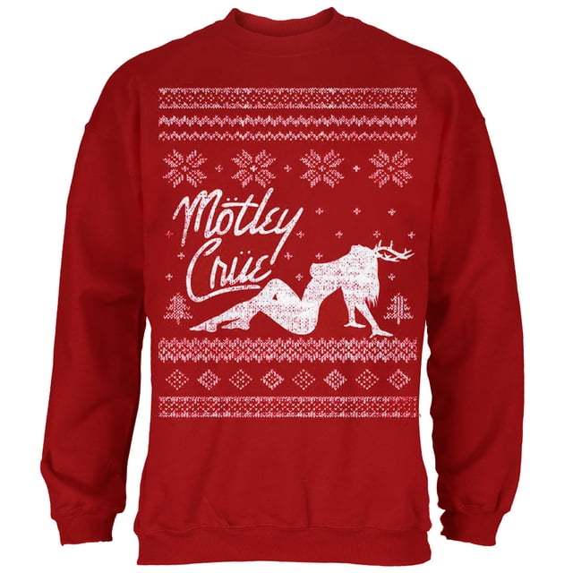 Motley Crue - Holiday Mens Crew Neck Sweatshirt
