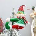 thumbnail image 6 of Christmas Tree Topper Snowman Santa Claus Top Hugger for Winter Wonderland Party Thanksgiving New Year Xmas Tree Decorations Ornament, 6 of 7