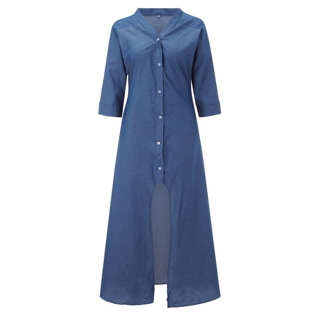 Ketyyh-chn99 Robes pour Femmes Grande Taille Robe d'Été Robe Extensible Robe Droite Unie pour Vacances Robe à Enfiler Robe de Plage A,2TG