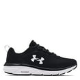thumbnail image 2 of Under Armour Women's Running Shoes, Black/White, 9.5, 2 of 5
