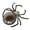 Black, variant on LJMsdf Halloween Spider Candy Bowl, Orange Plastic Spider-Shaped Snack Dish for Party Treats, Fruits & Table Decor