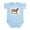Sky Blue, variant on CafePress - Shorthorn Heifer Infant Bodysuit - Baby Light Bodysuit, Size Newborn - 24 Months