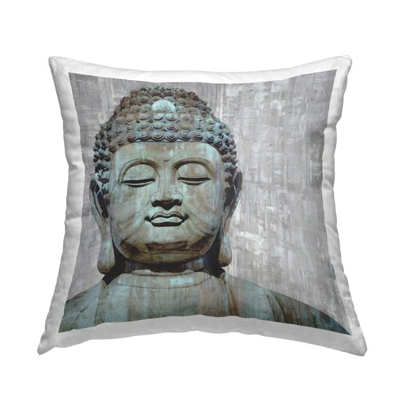 Stupell Industries Spiritual Buddha Religious Symbol Printed Throw Pillow Design by Tom Bray