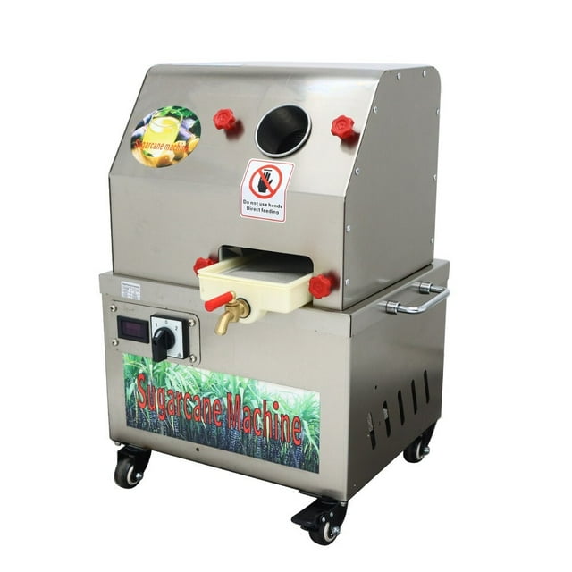 Electric Sugarcane Juicer Sugarcane Ginger Juice Extractor Juice Press Machine 3 Rollers 24VDC or 110VAC