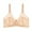 Beige, variant on Womens Bralettes Bras Lace Mesh Adjustable Straps Breathable Wireless Bra Beige 95C